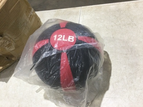 12 Lb Medicine Ball  - Lot 421
