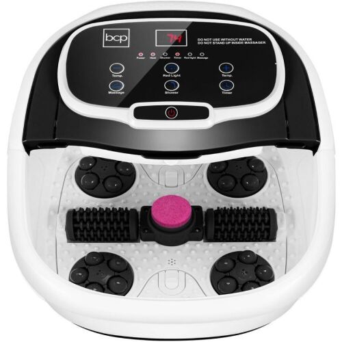 Automatic Heated Shiatsu Massage Foot Bath Spa w/ Pumice Stone - Lot 460