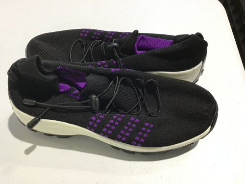Black & Purple Slip-On Shoes, Size 40 - Lot 556
