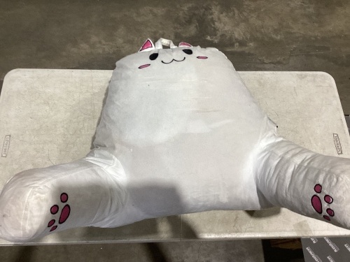 SUNSIDE Reading Pillow with Cat Design, dirty - Lot 712