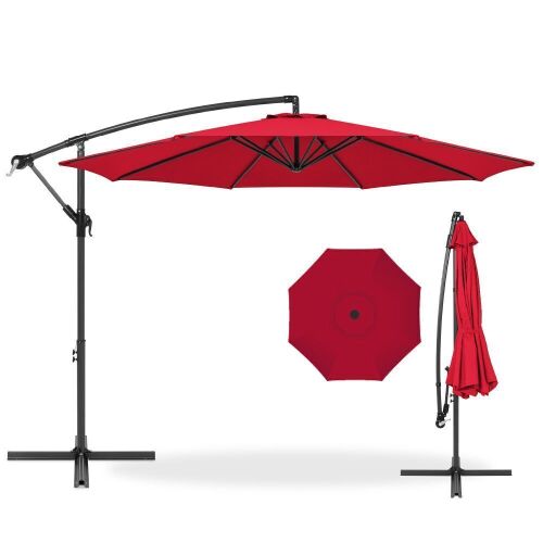 Offset Hanging Patio Umbrella - 10ft - Lot 806