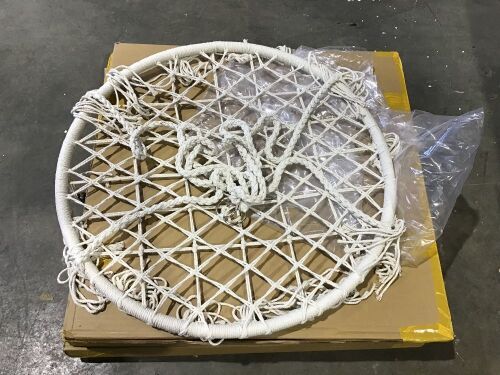 Lot of (5) Round Rope Swing Chairs - Lot 887