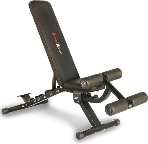 Fitness Reality 2000 Super Max XL High Capacity NO Gap Weight Bench with Detachable Leg Lock-Down  - Lot 479