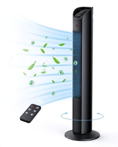 TECHVILLA 36" Tower Fan with Remote  - Lot 653