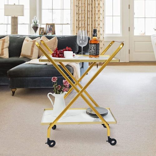 Jubao Kitchen Rolling Serving Cart  - Lot 968