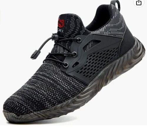 SUADEX Indestructible Steel Toe Work Shoes for Men/Women, Size 38 - Lot 836