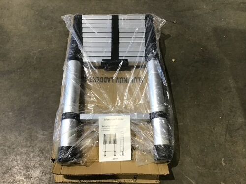 Telescopic Ladder, Multi-Purpose Folding Aluminum Extension Ladder - Lot 376