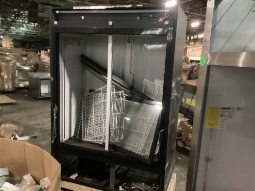 Maxx Cold MXM2-48RSHC 54" X-Series Merchandising Display Refrigerator with 48 Cu. Ft. Capacity - For Parts or Repair   - Lot 1064