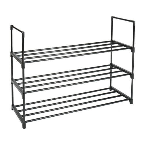 Simple Pull Out Plastic Joint Iron Display Shoe Rack Organizer  - Lot 277