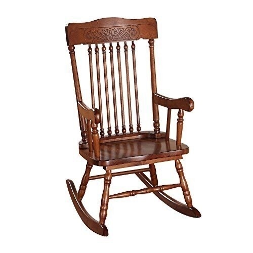 Acme Furniture Kloris Youth Rocking Chair, Tobacco - Lot 297