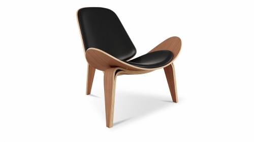 Mid-Century Modern Shell Chair  - Lot 68