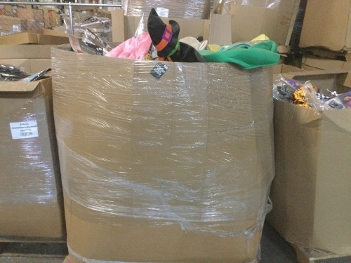 Pallet of Halloween Costumes & Accessories, Party Supplies, Decorations & More - High Piece Count!  - Lot 304