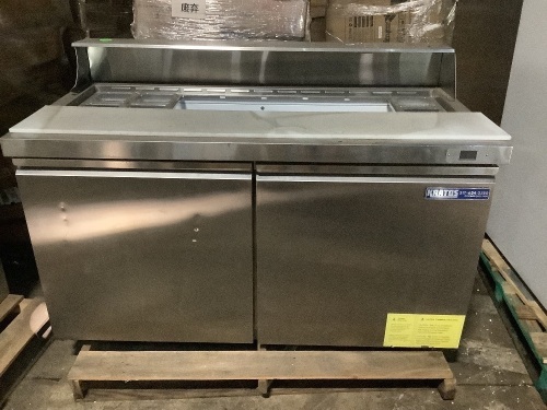 Kratos Refrigeration 69K-771 61"W Commercial Sandwich/Salad Prep Table, 16 Pan Capacity   - Lot 137