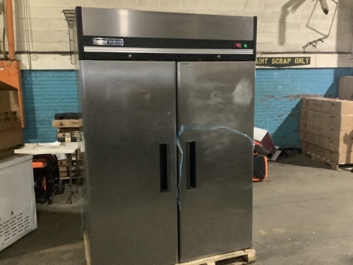 Central Exclusive 69K-032 2 Door Reach-in Commercial Refrigerator - For Parts or Repair   - Lot 384