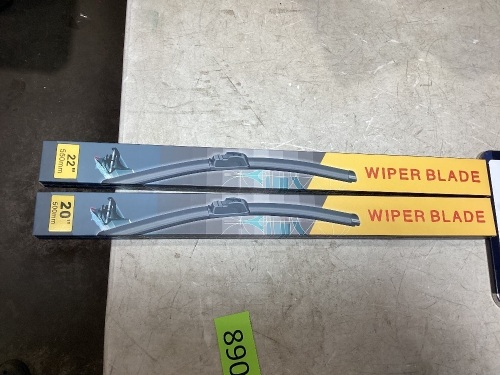 Lot of (25) Sets of Wiper Blades, 22" & 20" in Each Pack - Lot 890