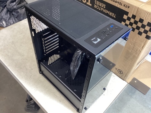 Keytech T850 Mid Tower Tempered Glass Side Panel ATX Gaming Case  - Lot 879