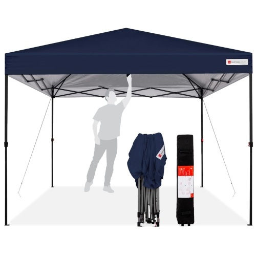 One-Person Setup Instant Pop Up Canopy w/ Wheeled Bag - 10x10ft  - Lot 750