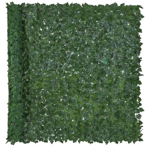 Outdoor Faux Ivy Privacy Screen Fence, 96x72in - Lot 1183