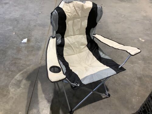 Lot of (3) Padded Outdoor Chairs - Lot 1123