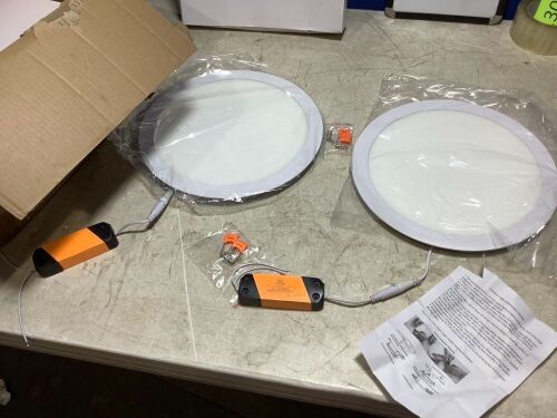 Lot of (5) LED Panel Lights - Lot 1120
