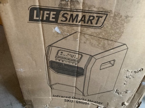 Life Smart Infared Quartz Heater, Untested, Appears New - Lot 121