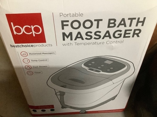Foot Bath Massager, Appears New - Lot 122