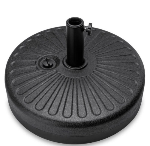 Plastic Patio Umbrella Base Pole Holder Accessory w/ Adjustable Knob, Appears New - Lot 129