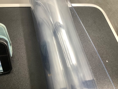 Clear Plastic Office Floor Mat, Appears New - Lot 134