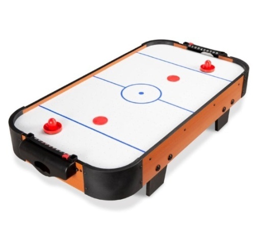 Tabletop Air Hockey Arcade Game Table w/ 2 Pucks, 2 Strikers - 40in, Appears New - Lot 147