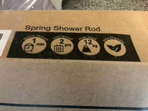 Stainless Steel Shower Curtain Rod, Appears New - Lot 164