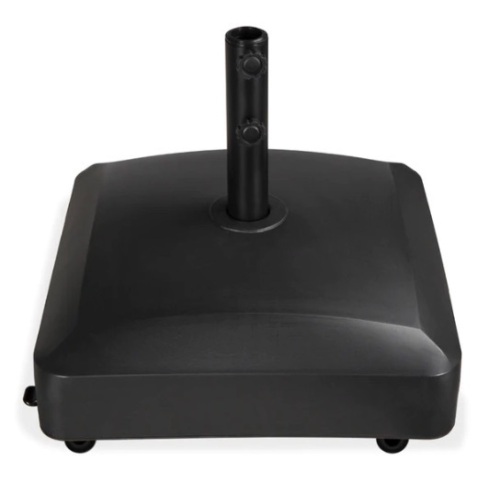 Fillable Mobile Umbrella Base Stand w/ 4 Wheels, 2 Locks, 137lb Capacity, Appears New, Retail $84.99 - Lot 184