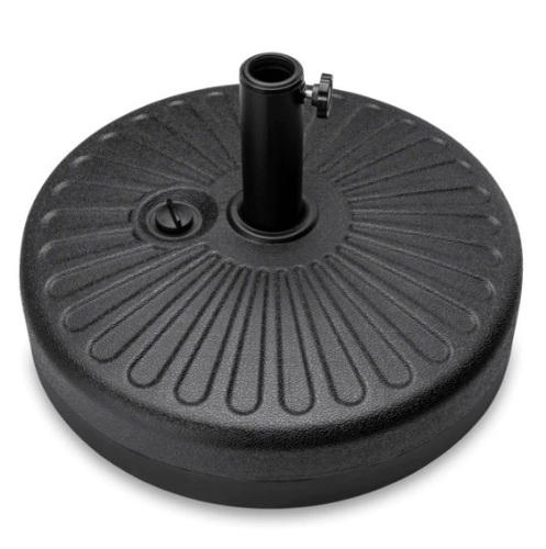 Plastic Patio Umbrella Base Pole Holder Accessory w/ Adjustable Knob, Appears New - Lot 191