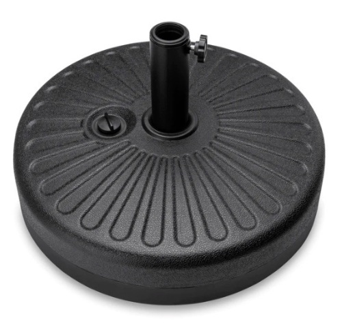 Plastic Patio Umbrella Base Pole Holder Accessory w/ Adjustable Knob, Appears New - Lot 219