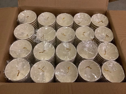 12oz Paper Cups, 500/CTN, Appear New - Lot 228