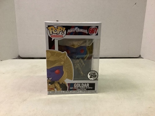 Power Rangers Goldar Pop Figure, Appears New - Lot 246