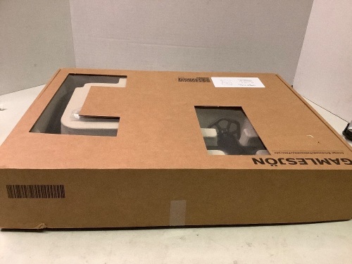 GAMLESJÖN Dual control kitchen faucet, brushed black metal, Appears New, Retail $134.00 - Lot 272
