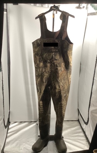 Men's Neoprene Hunting Waders, 12, Dirty, Ecommerce Return - Lot 327