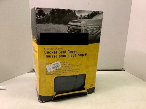 Neoprene Low-Back Bucket Seat Cover, Ecommerce Return - Lot 299