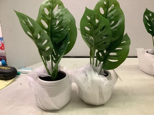Lot of (2) Faux Plant, Appears New - Lot 224