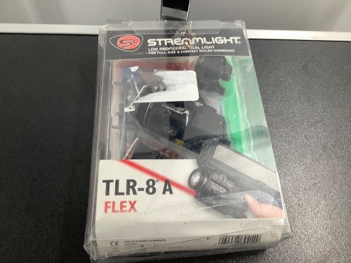 Streamlight Low Proflie Tactical Light, TLR-8 A Flex, Untested, Appears New - Lot 392