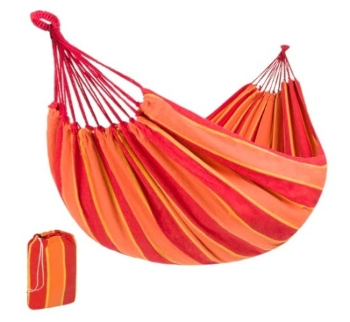 2-Person Brazilian-Style Double Hammock w/ Portable Carrying Bag, Appears New - Lot 523