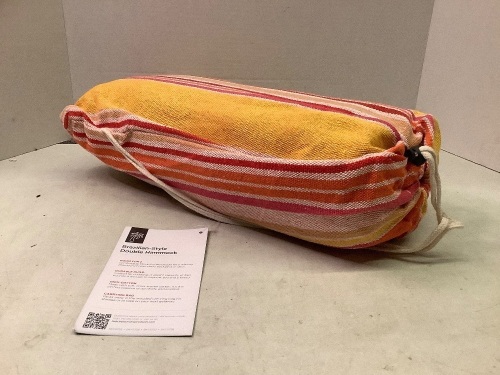 Brazilian Style Double Hammock, Appears New - Lot 524