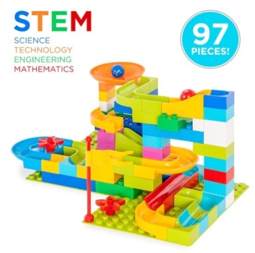 Create Your Own Marble Maze Run Racetrack Puzzle Game Set, Appears New - Lot 487