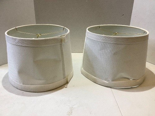 Lot of (2) Lamp Shades, Damaged, Ecommerce Return - Lot 452