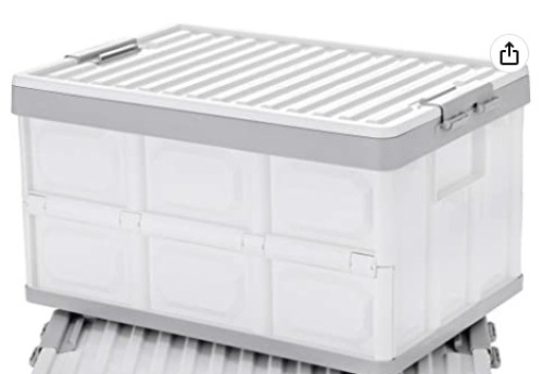 Collapsible Storage Bin with Lid, Appears New - Lot 455