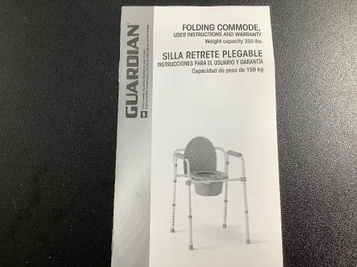 Folding Commode, Appears New - Lot 557