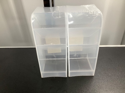 Lot of (2) Small Storage Container, Appears New - Lot 631