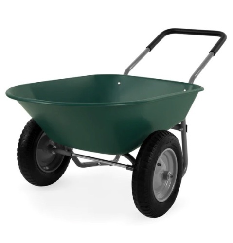 Dual-Wheel Wheelbarrow Garden Cart, Appears New Retail $129.00 - Lot 438