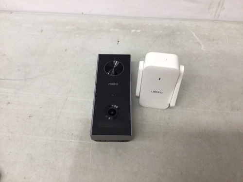 AOSU, Video Doorbell Pro and Wi-Fi Home Base with charging cord, Appears New, Powers Up - Lot 33