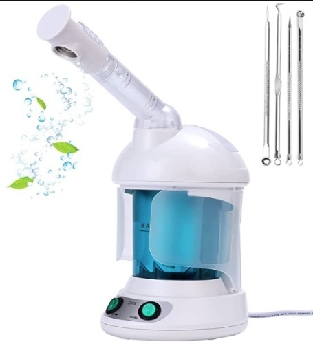 DYB Nano Ion Hot Mist Facial Steamer, With Tools, Appears New,Powers Up - Lot 34